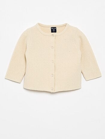 Cardigan in maglia a finezza sottile tinta unita