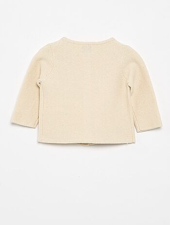 Cardigan in maglia a finezza sottile tinta unita