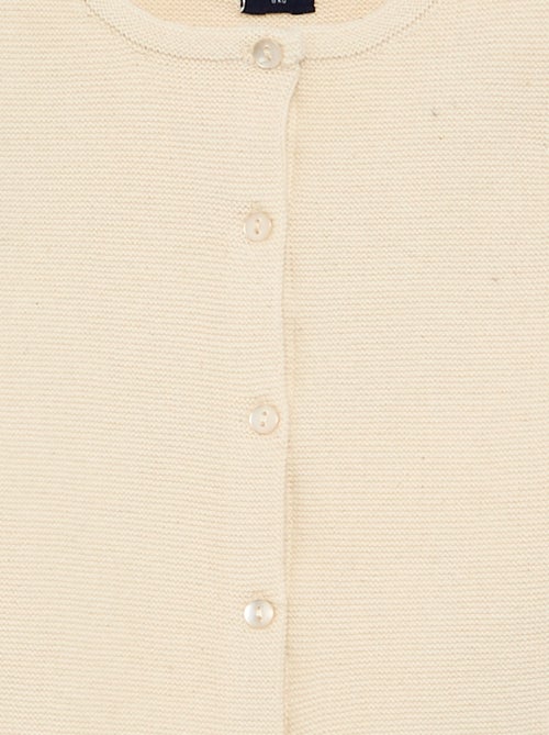 Cardigan in maglia a finezza sottile tinta unita - Kiabi