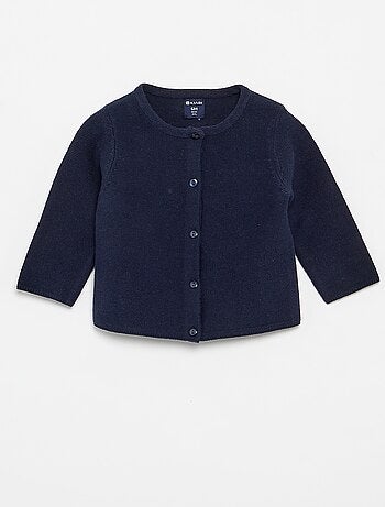 Cardigan in maglia a finezza sottile tinta unita
