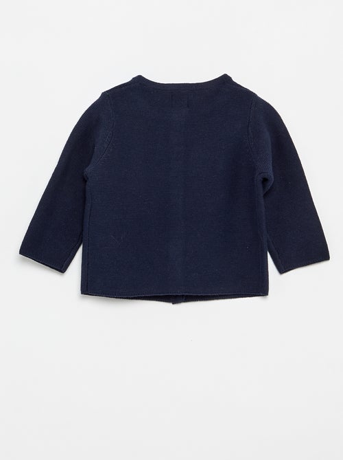 Cardigan in maglia a finezza sottile tinta unita - Kiabi