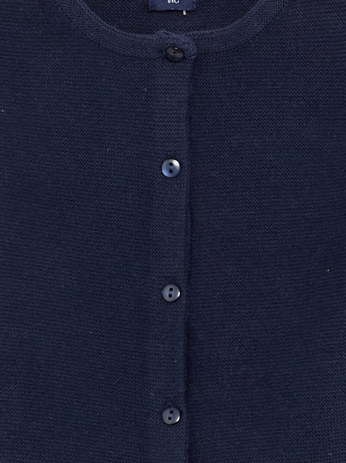 Cardigan in maglia a finezza sottile tinta unita - Kiabi