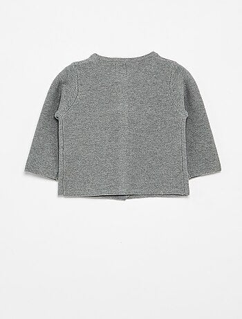 Cardigan in maglia a finezza sottile tinta unita