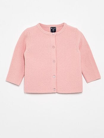 Cardigan in maglia a finezza sottile tinta unita