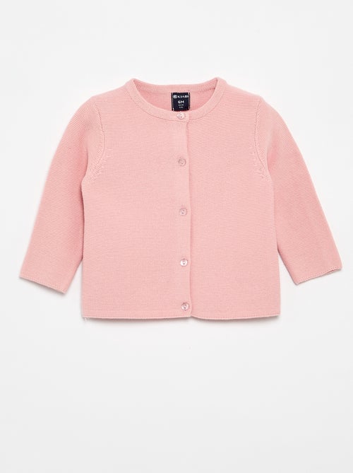 Cardigan in maglia a finezza sottile tinta unita - Kiabi