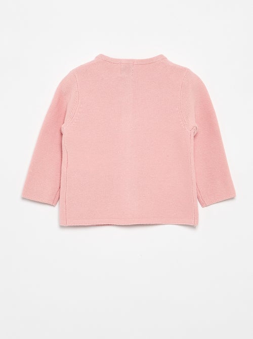 Cardigan in maglia a finezza sottile tinta unita - Kiabi