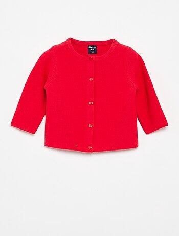 Cardigan in maglia a finezza sottile tinta unita