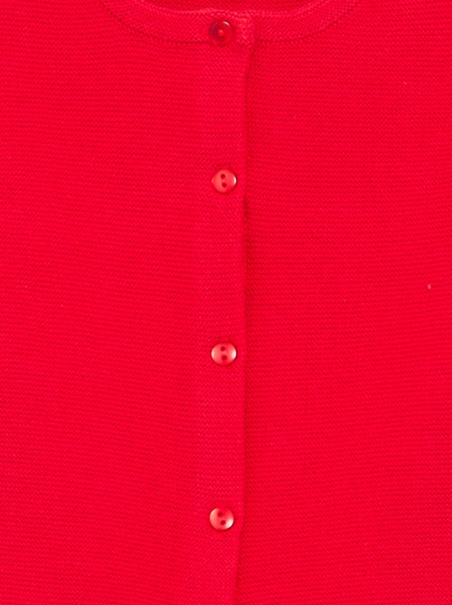 Cardigan in maglia a finezza sottile tinta unita - Kiabi