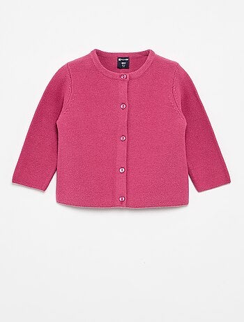 Cardigan in maglia a finezza sottile tinta unita