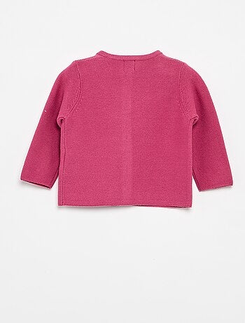 Cardigan in maglia a finezza sottile tinta unita