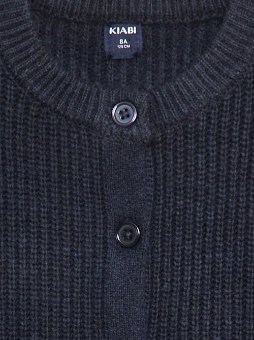 Cardigan in maglia a punto grosso tinta unita - Kiabi