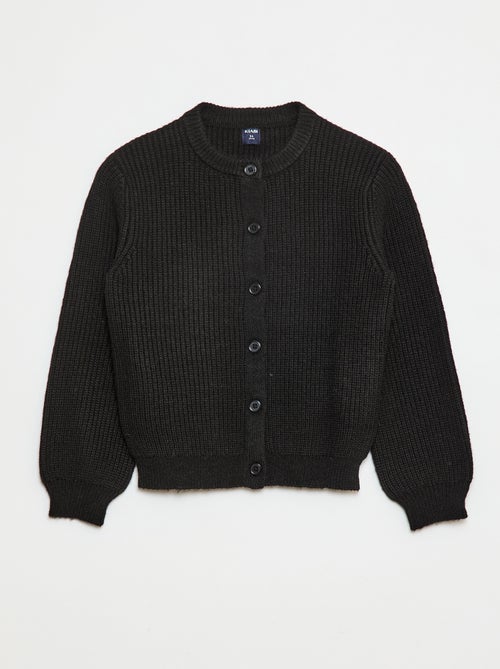 Cardigan in maglia a punto grosso tinta unita - Kiabi