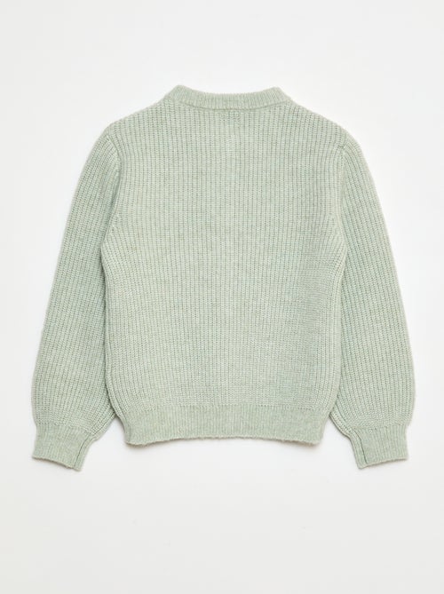 Cardigan in maglia a punto grosso tinta unita - Kiabi