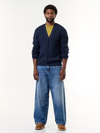 Cardigan in maglia a trama grossa