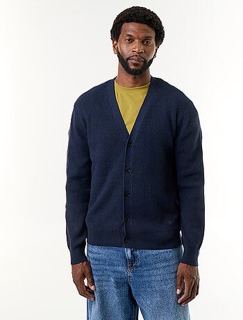 Cardigan in maglia a trama grossa