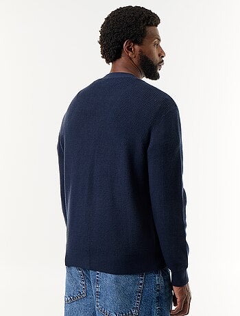 Cardigan in maglia a trama grossa