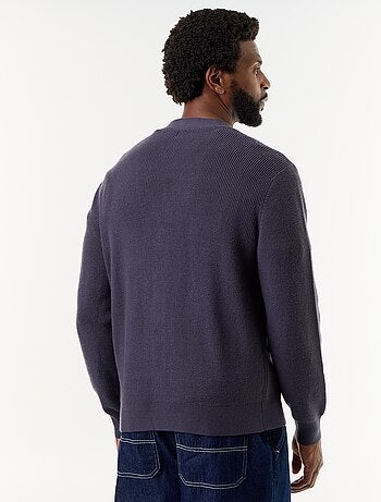 Cardigan in maglia a trama grossa