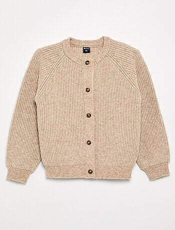 Cardigan in maglia calda - collezione facile da indossare
