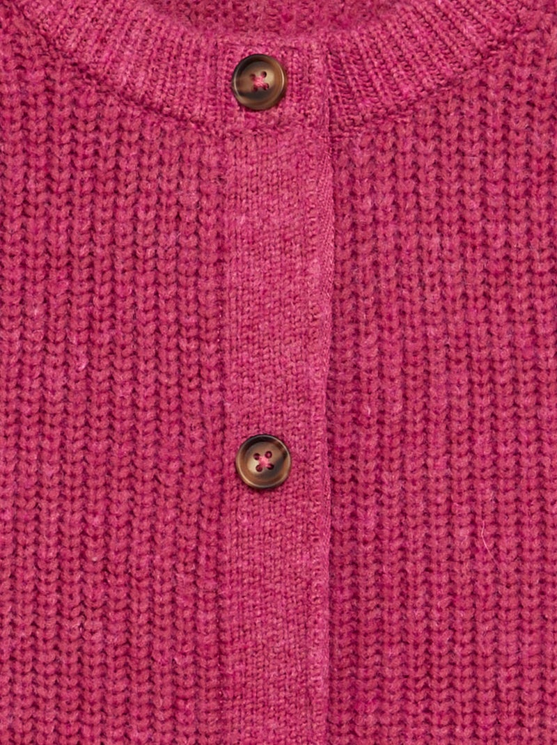 Cardigan in maglia calda - collezione facile da indossare Viola - Kiabi