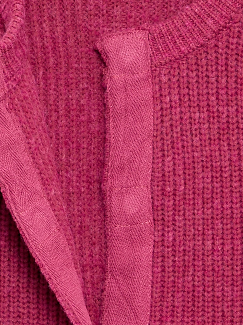 Cardigan in maglia calda - collezione facile da indossare Viola - Kiabi
