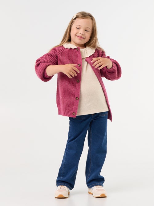 Cardigan in maglia calda - collezione facile da indossare - Kiabi
