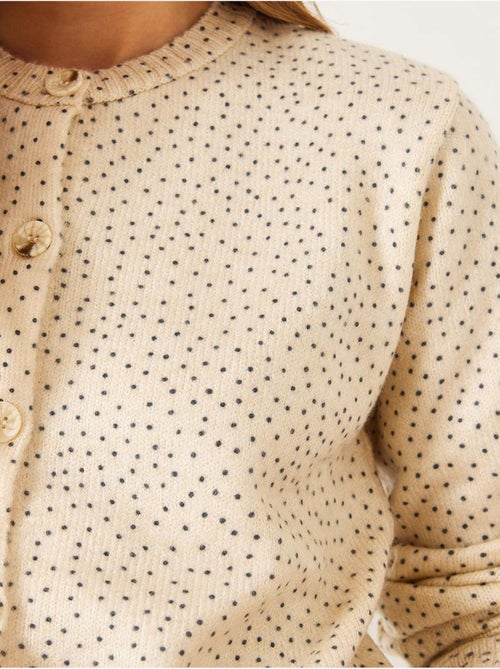 Cardigan in maglia con bottoni lucci - Kiabi Cardigan in maglia con bottoni lucci - Kiabi