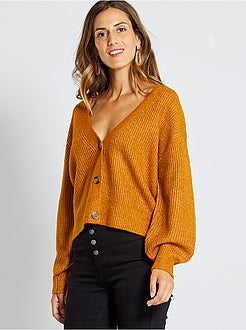Cardigan in maglia con bottoni - Kiabi