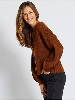 Cardigan in maglia con bottoni - Kiabi