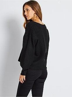 Cardigan in maglia con bottoni - Kiabi