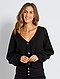     Cardigan in maglia con bottoni vista 1
