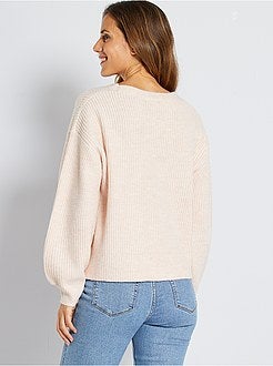 Cardigan in maglia con bottoni - Kiabi