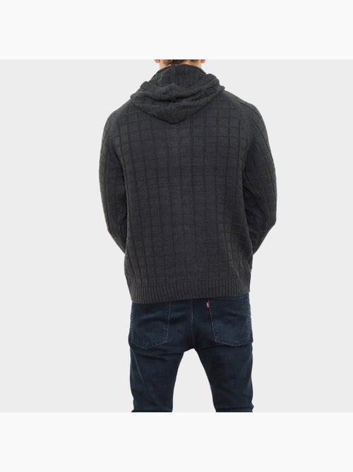 Cardigan in maglia con cappuccio - Kiabi