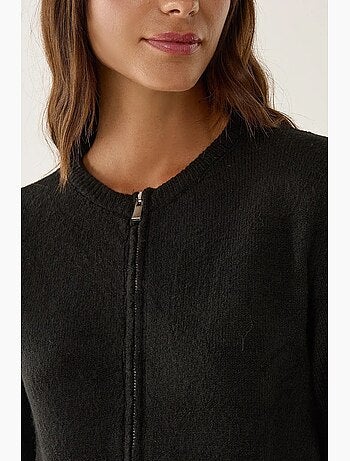 Cardigan in maglia con cerniera hiccup