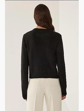 Cardigan in maglia con cerniera hiccup
