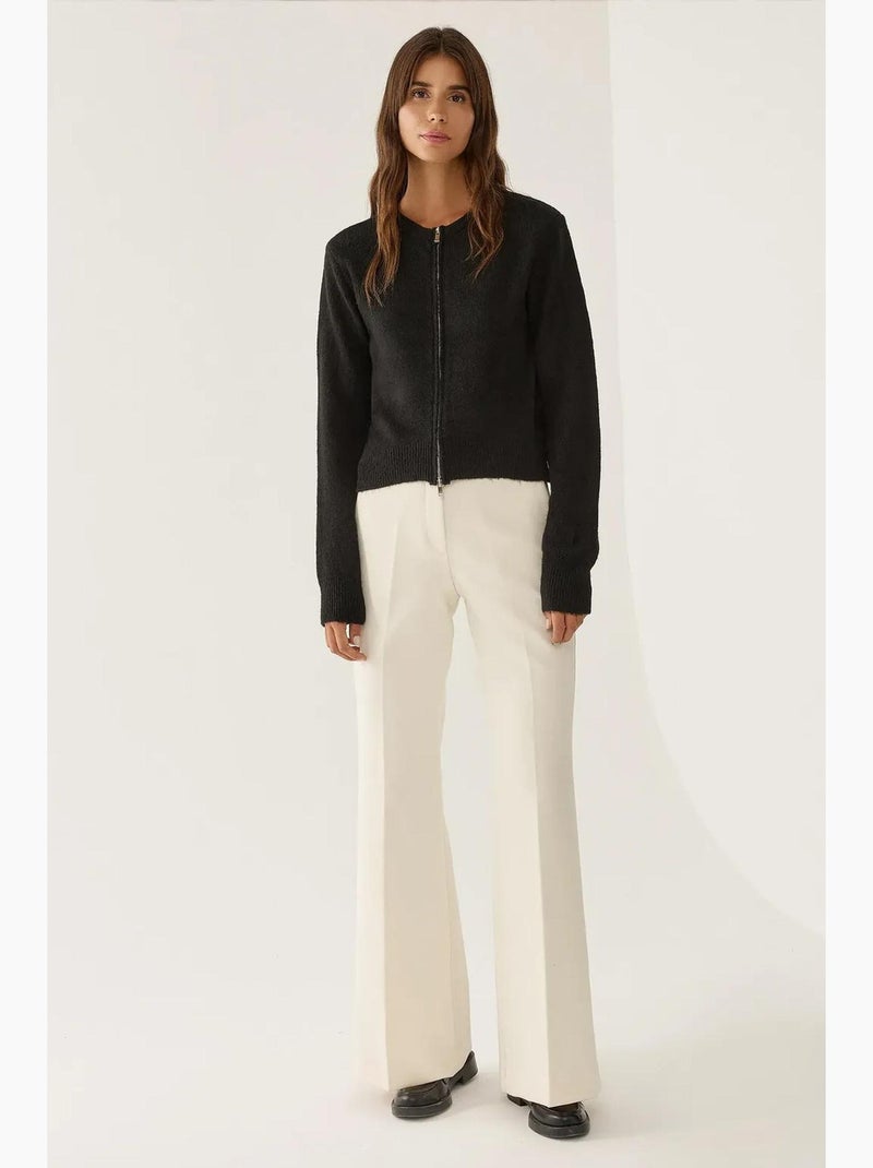 Cardigan in maglia con cerniera hiccup Nero - Kiabi