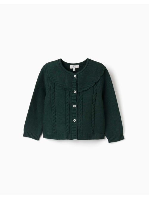 Cardigan in maglia con dettagli a treccia b&s - Kiabi