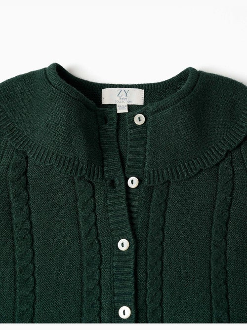 Cardigan in maglia con dettagli a treccia b&s - Kiabi