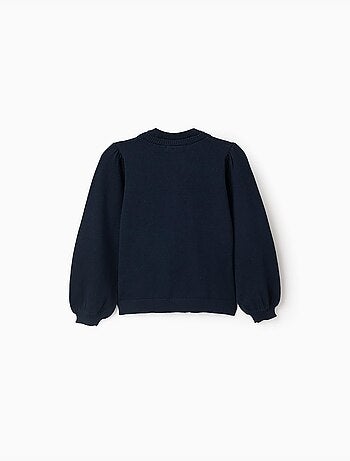 Cardigan in maglia con dettagli intrecciati