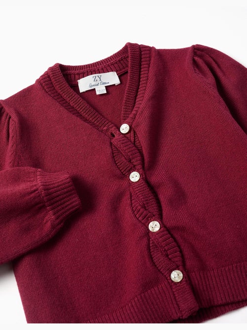 Cardigan in maglia con dettagli intrecciati - Kiabi