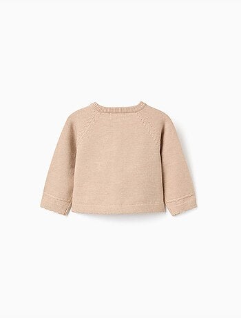 Cardigan in maglia con estremità smerlate b&s