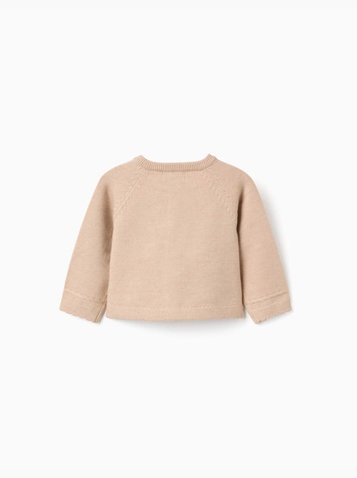 Cardigan in maglia con estremità smerlate b&s - Kiabi