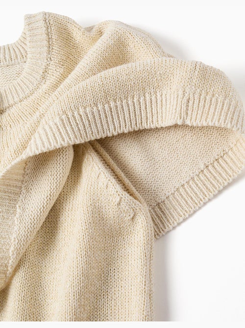 Cardigan in maglia con maniche a mantella e lurex - Kiabi