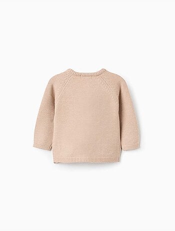 Cardigan in maglia con motivo jacquard