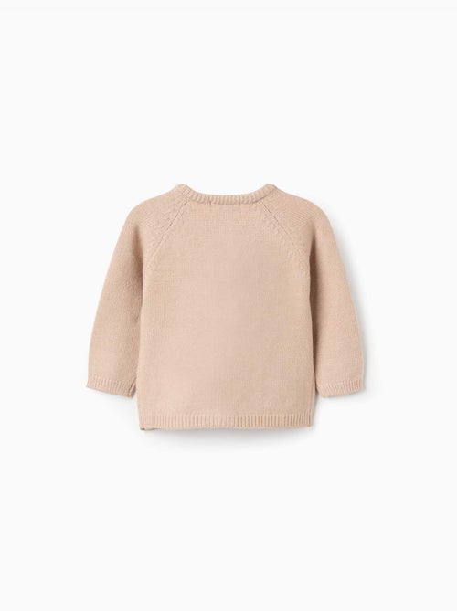 Cardigan in maglia con motivo jacquard - Kiabi
