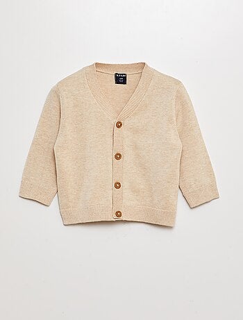 Cardigan in maglia con scollo a V
