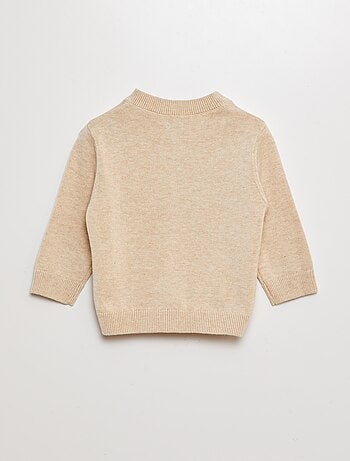 Cardigan in maglia con scollo a V