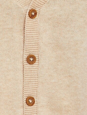 Cardigan in maglia con scollo a V