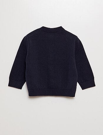 Cardigan in maglia con scollo a V