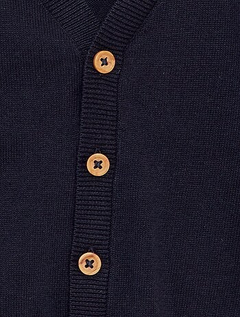 Cardigan in maglia con scollo a V