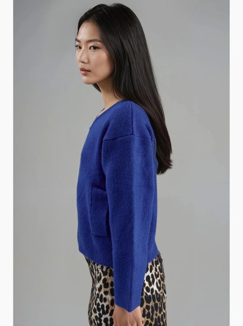 Cardigan in maglia con zip e tasche my fashion - Kiabi Cardigan in maglia con zip e tasche my fashion - Kiabi